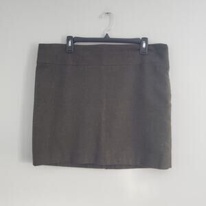 The Limited Brown Straight Mini Skirt 12